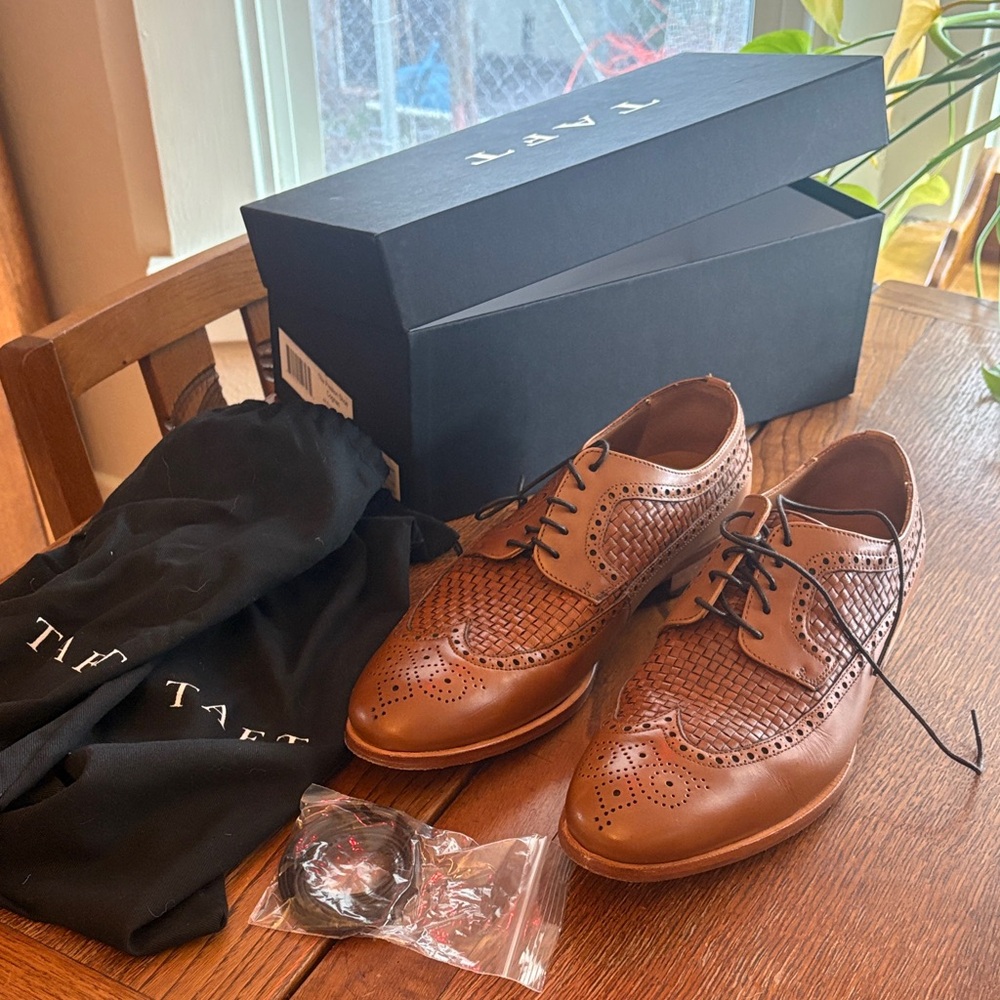 TAFT Preston Oxford Shoes in Cognac